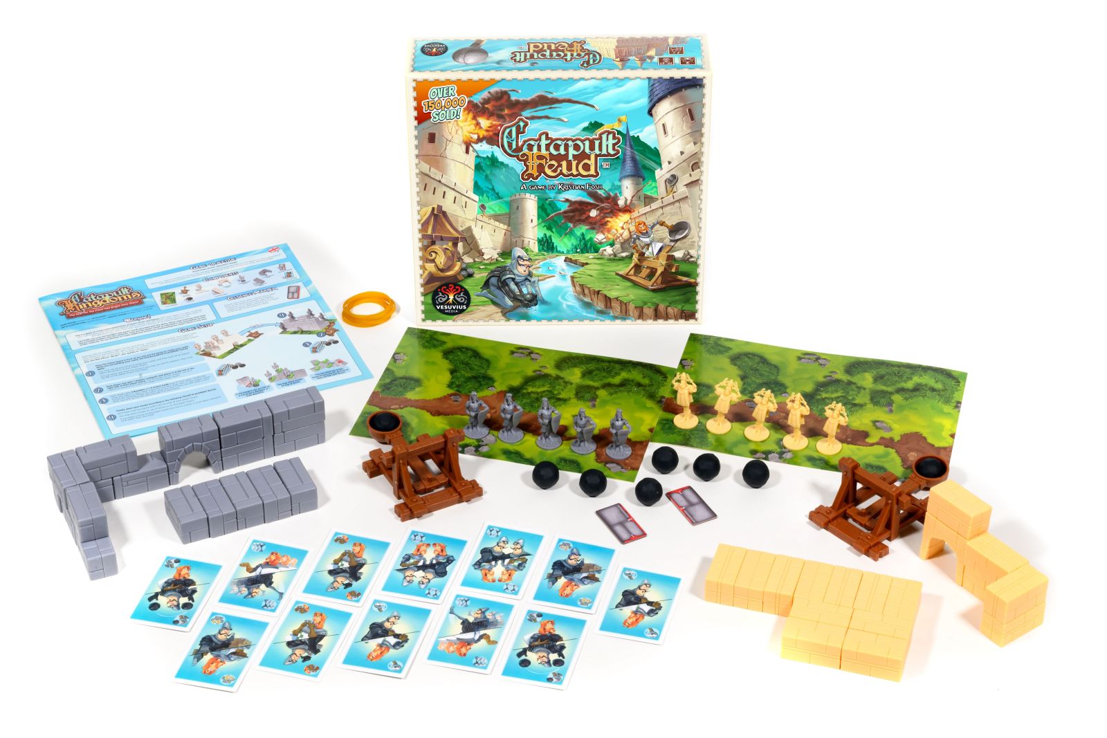 Catapult Feud castle building game