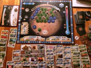Terraforming Mars board game with expansions (Wikimedia Commons, CC BY-SA 4.0)