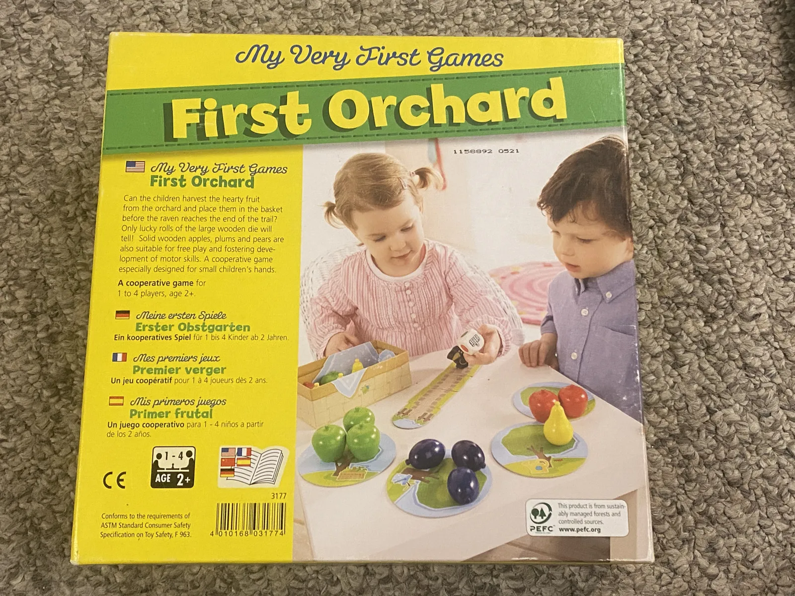 my first orchard board game