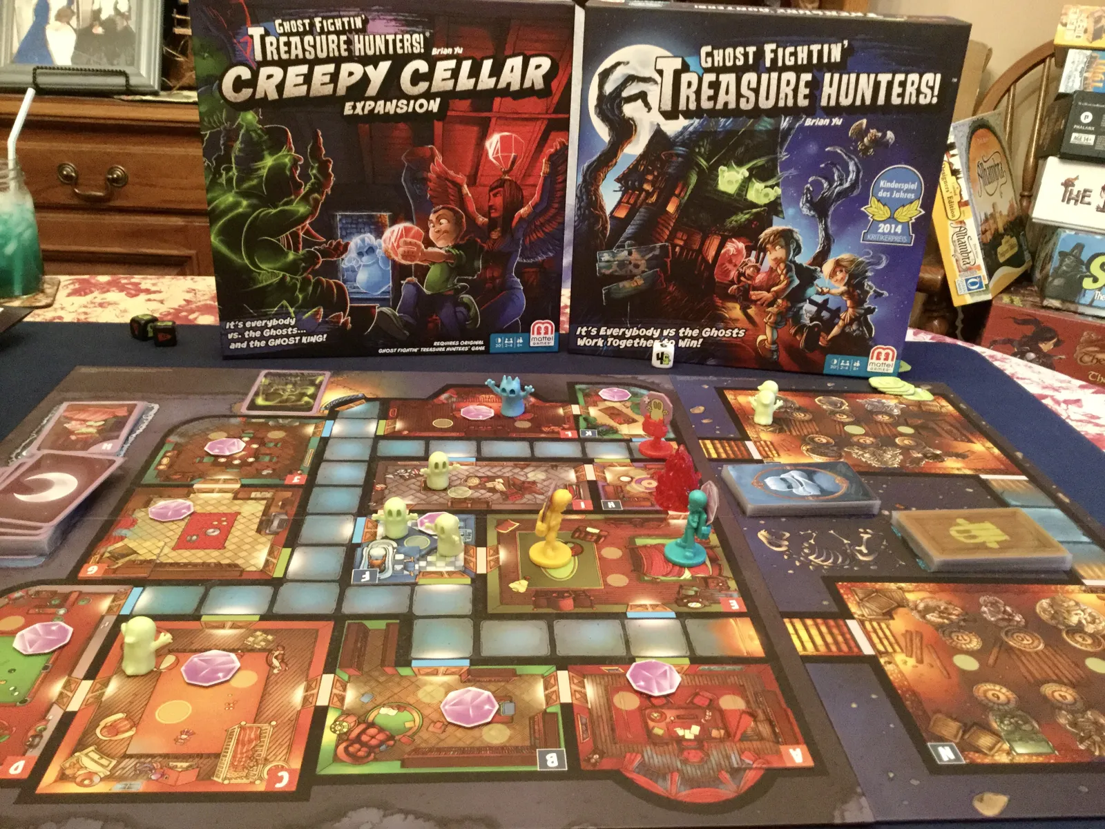ghost fightin treasure hunters board game