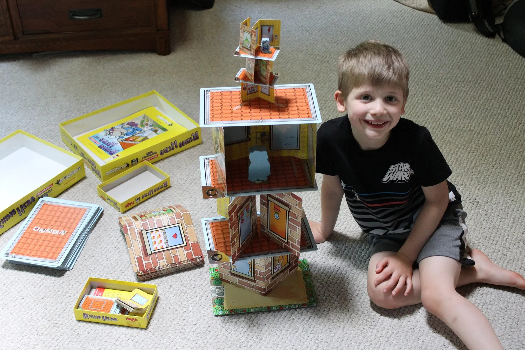 rhino hero board game