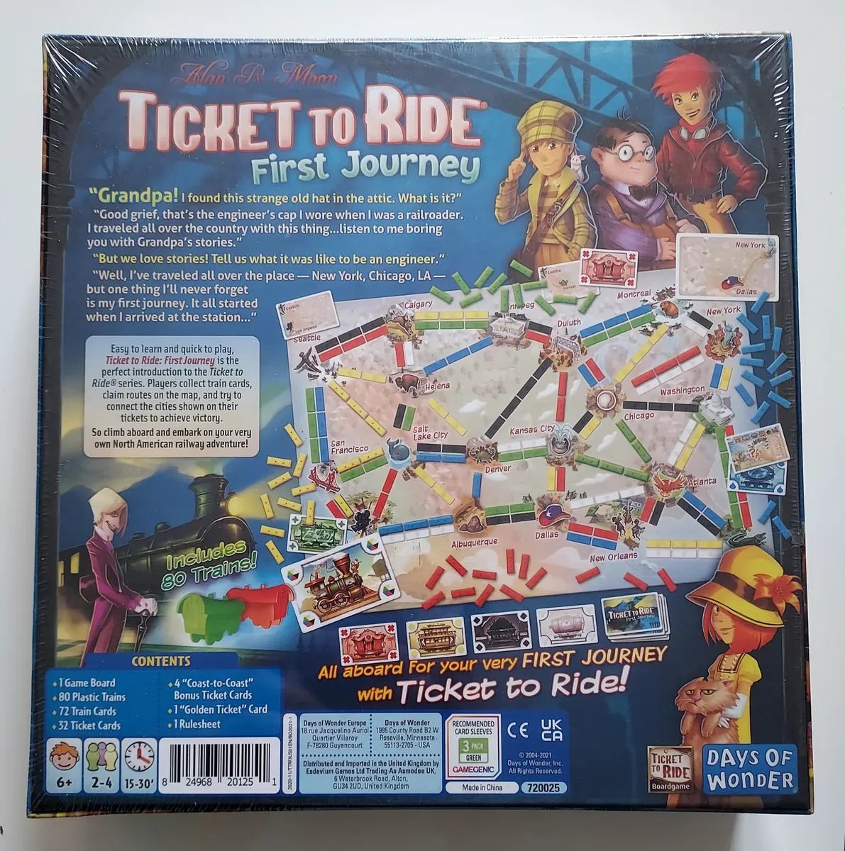 ticket to ride first journey board game