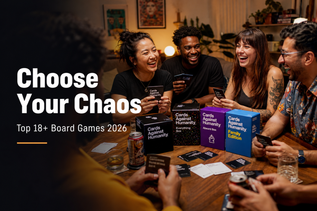 Top 18+ & Mature Board Games 2026: A "Choose Your Chaos" Guide to Adult Party Night